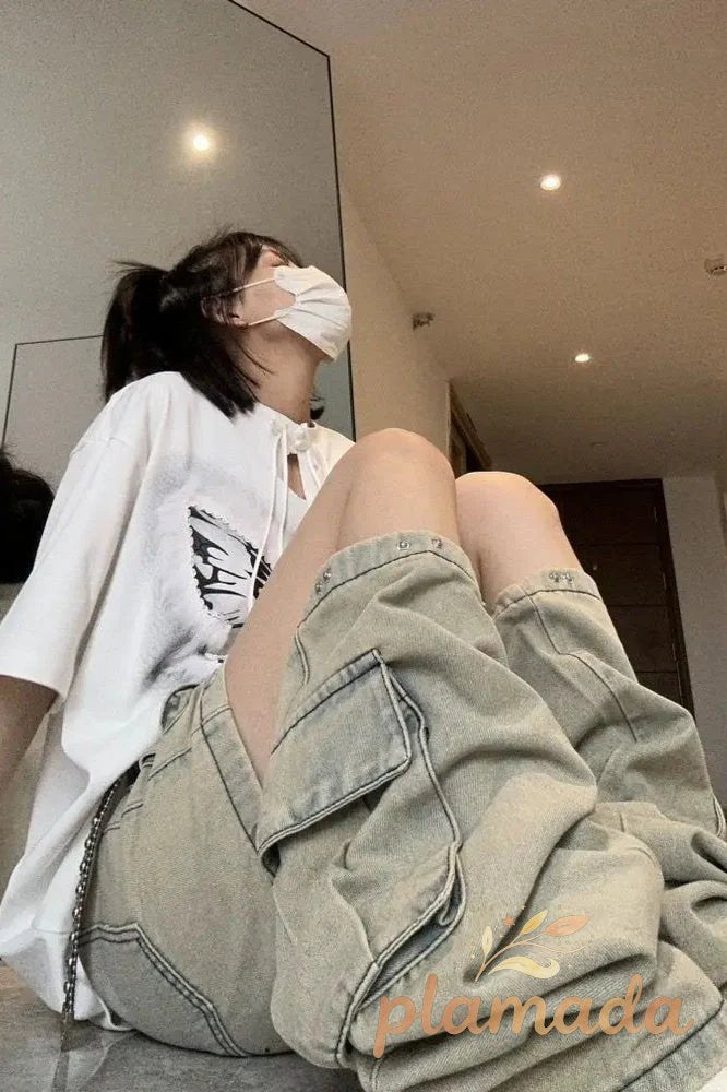 Y2K Detachable Straight Leg Jeans