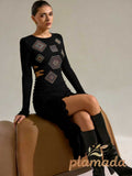 Twisted V-Neck Belted Pleated Midi Dress