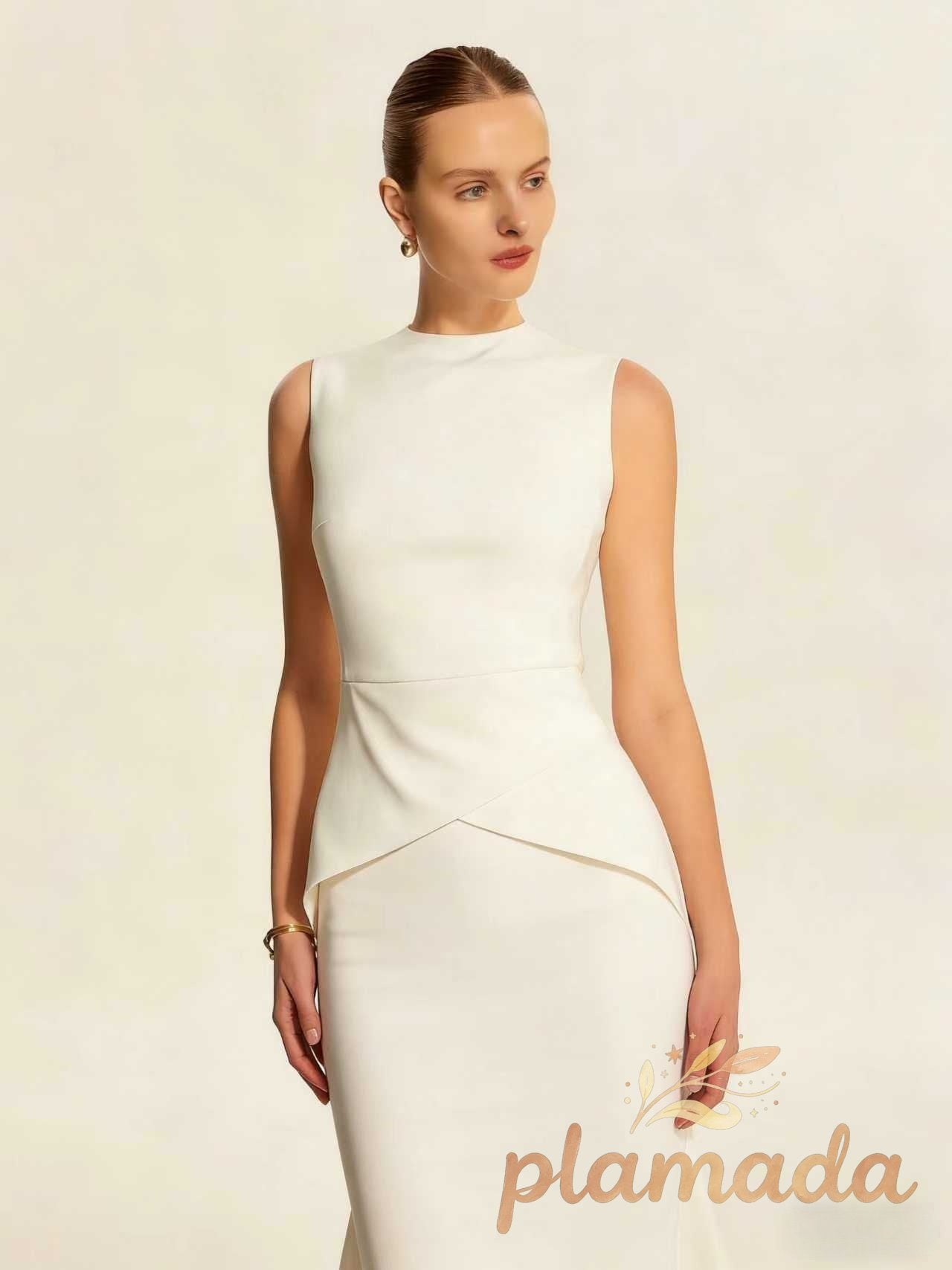 Sleeveless Pleated Dress