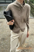 Fine Rib Single Breasted Cardigan