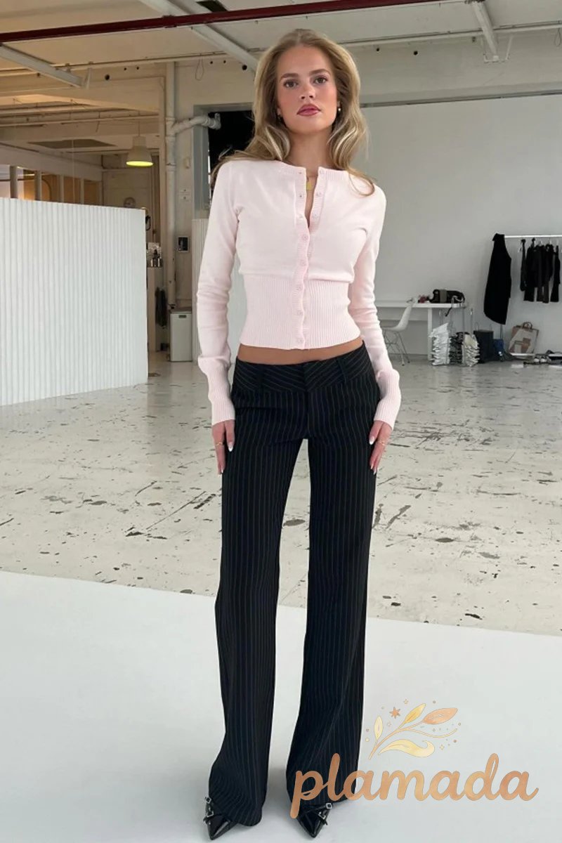Essential Long Sleeve Slim Cardigan